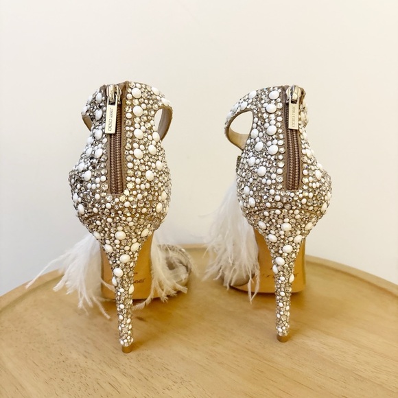 Jimmy Choo Viola 110 Crystal Heels - Picture 9 of 10